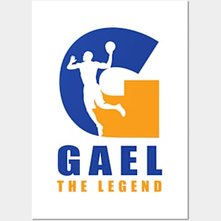 Gael Custom Player Basketball Your Name The Legend Posters and Art